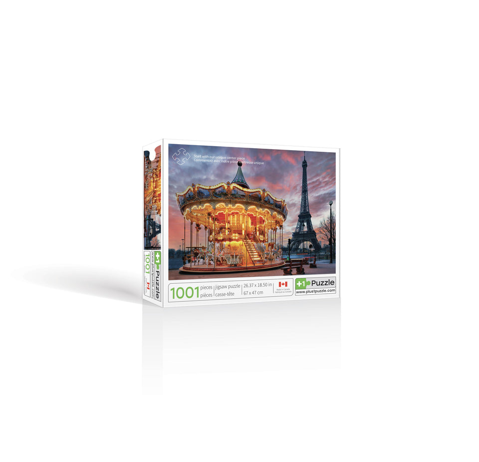 Carousel to Paris - Jigsaw Puzzle 1001 pieces