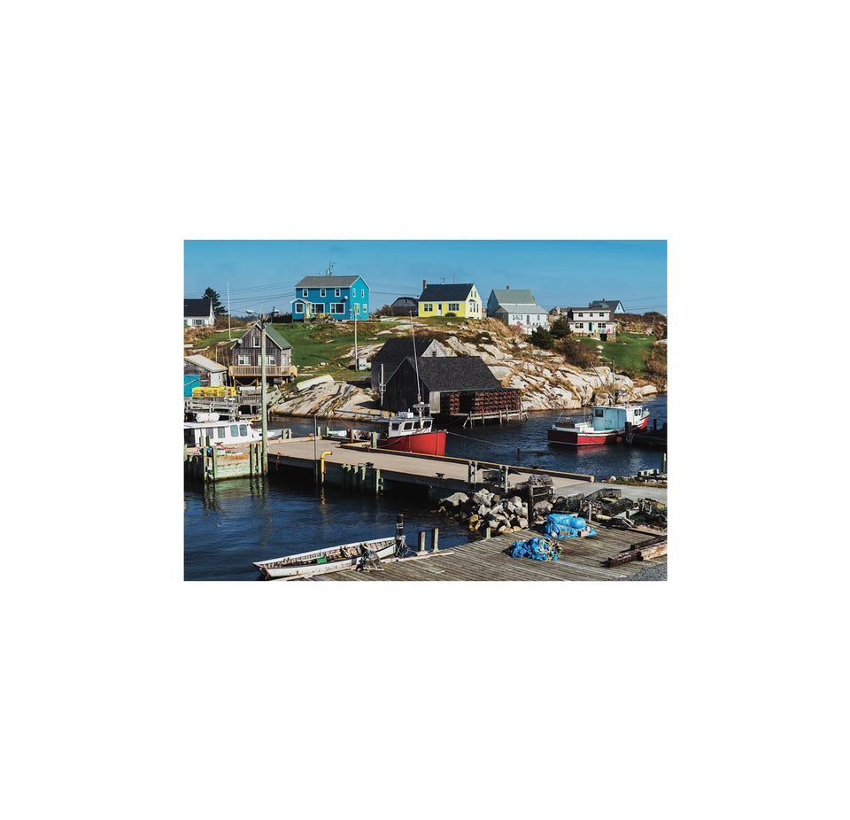 Peggy's Cove Village, Nova Scotia - Jigsaw Puzzle 1001 pieces