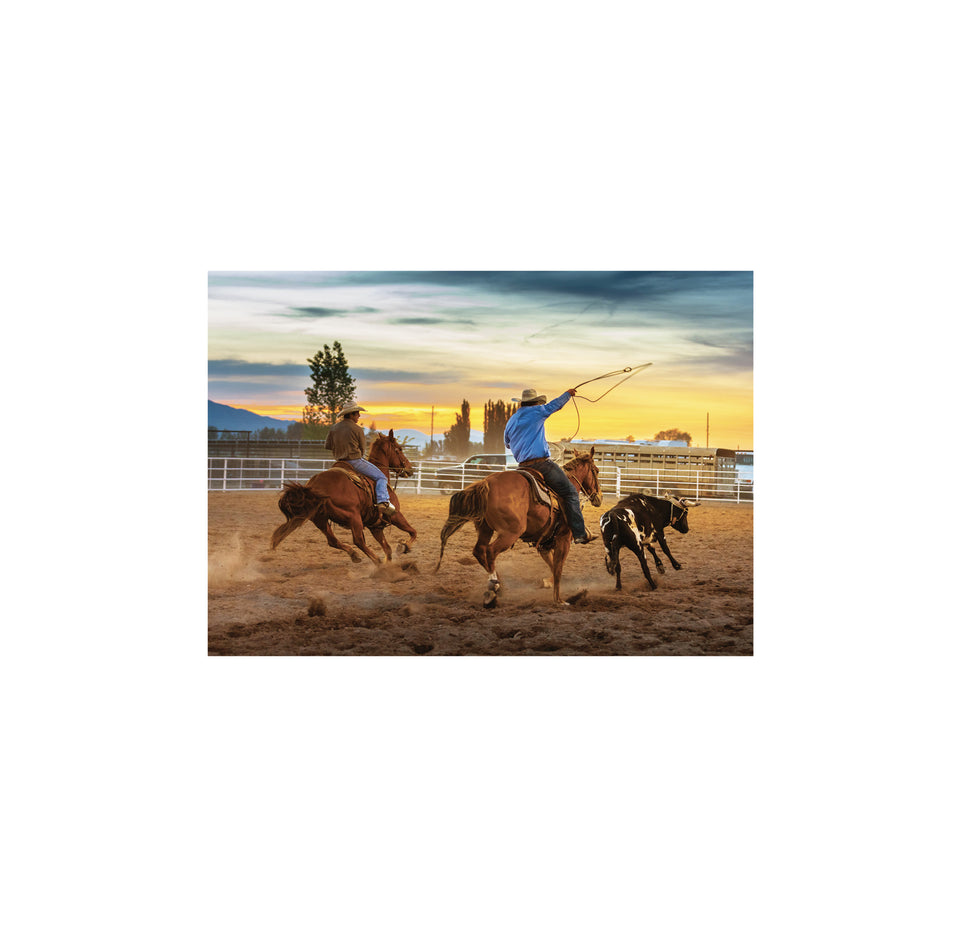 Tie-Down Roping - Jigsaw Puzzle 1001 pieces
