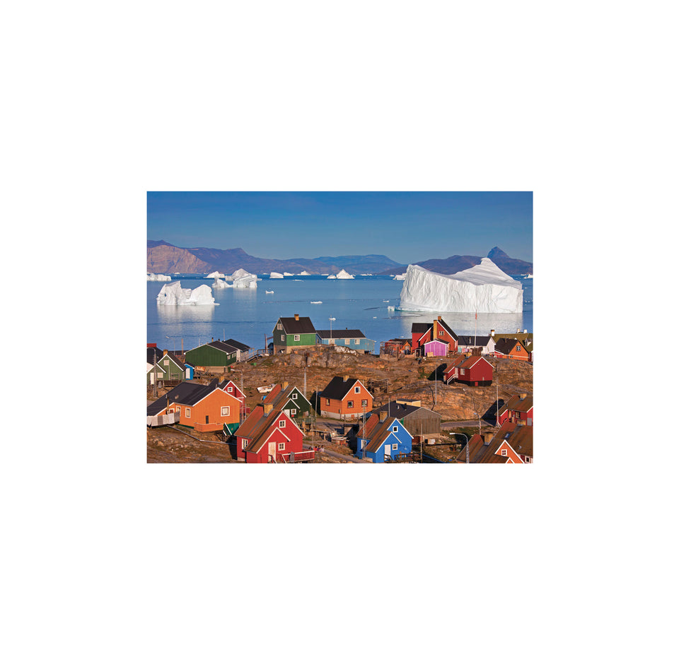 Uummannaq Village, Greenland - Jigsaw Puzzle 1001 pieces